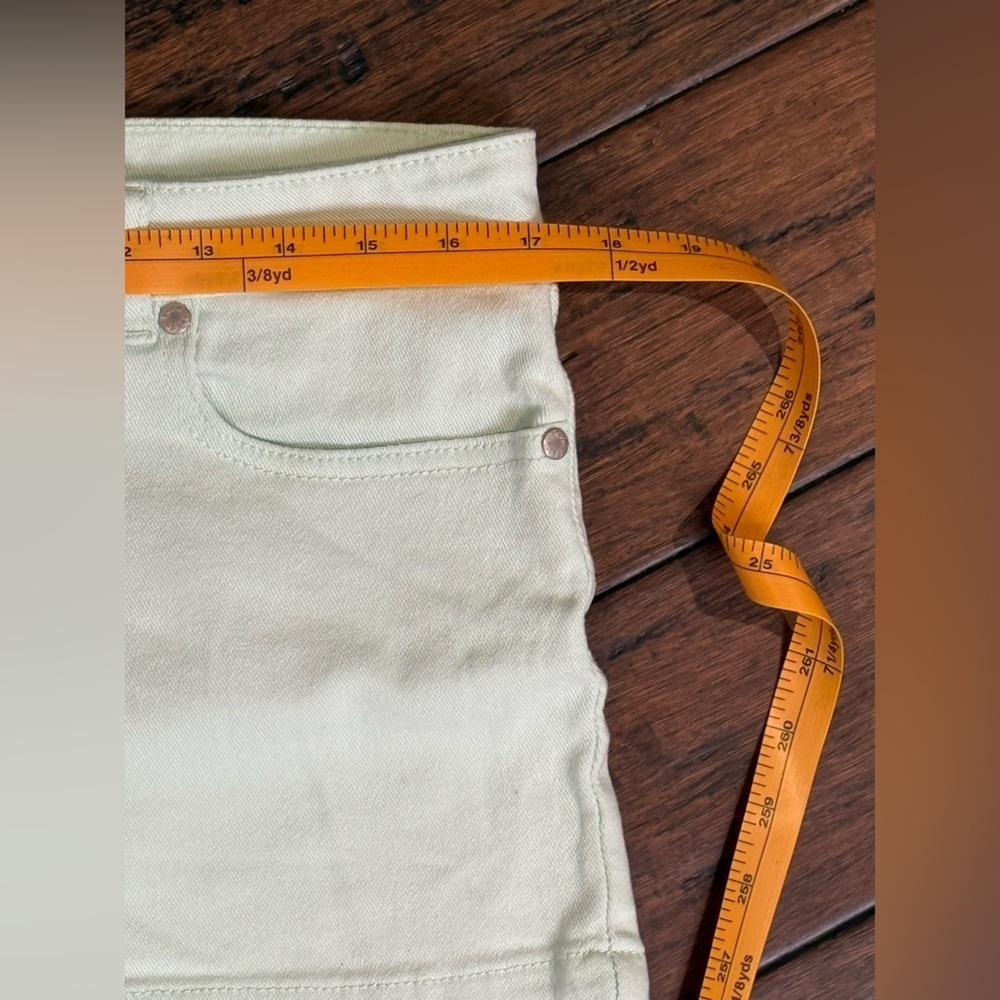JoeFresh Mint Green Denim Shorts size 10 - Picture 4 of 5